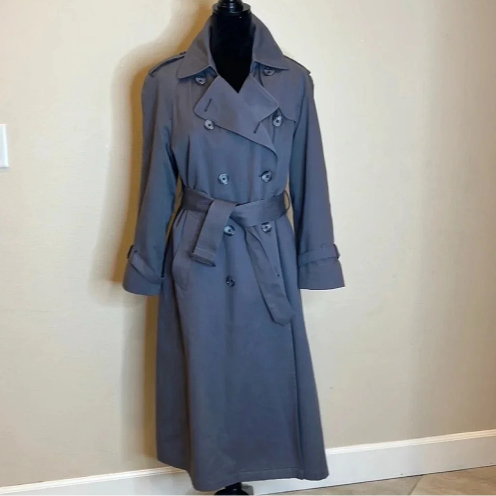 Vintage 1980's London Fog‎  Trench coat Size 8 Petite